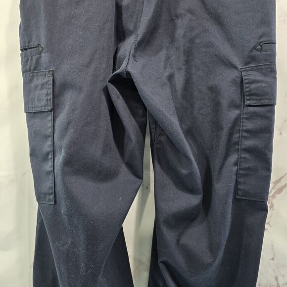 VF Imagewear Pants Mens 37R X 32 Black Tactical Uniform Cargo Straight Leg - Picture 7 of 9